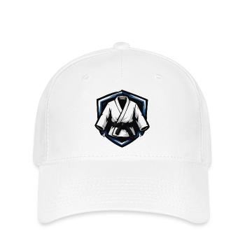 Martial Arts Gi Shield Emblem - Flexfit Cap - white - Front