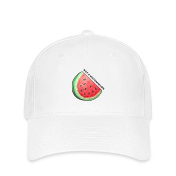 Pas une pastèque Palestine Art - Casquette Flexfit - blanc - Devant