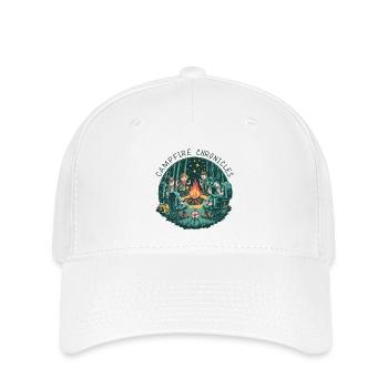 Lagerfeuer-Chroniken - Flexfit Cap - Weiß - Vorne