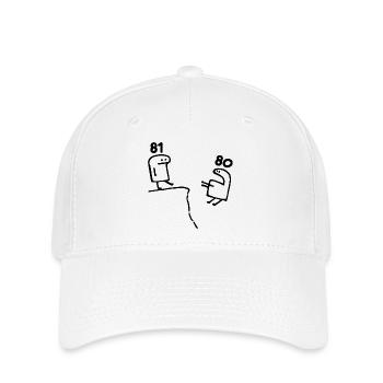 81 Jahre alt - 81. Geburtstag lustiges Geschenk 81 Jahre - Flexfit Cap - Weiß - Vorne