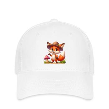 Fuchs Herbst 9 - Flexfit Cap - Weiß - Vorne