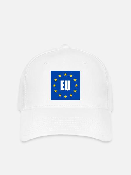 Eu flagge - Flexfit Cap - Weiß