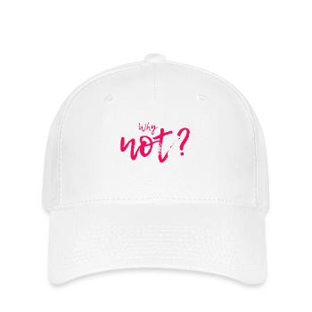POURQUOI PAS? - Casquette Flexfit - blanc - Devant