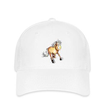 Courir Haflinger - Casquette Flexfit - blanc - Devant