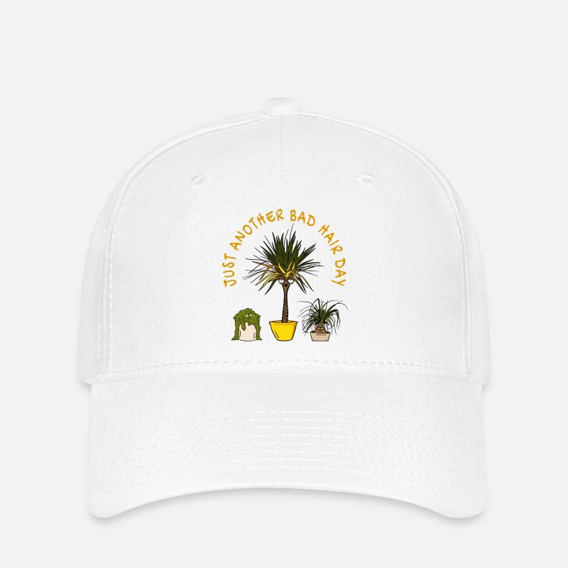 Bad Hair Day - Flexfit Cap - Weiß