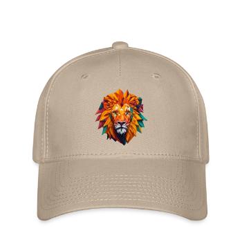 Tête de lion - Casquette Flexfit - kaki - Devant