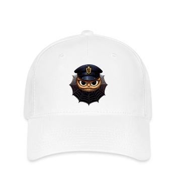 Police des araignées - Casquette Flexfit - blanc - Devant