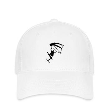 Trendy Wingfoil Style - Flexfit Cap - Weiß - Vorne