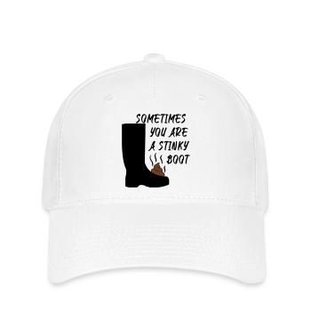 Parfois, vous êtes une botte puante - Casquette Flexfit - blanc - Devant