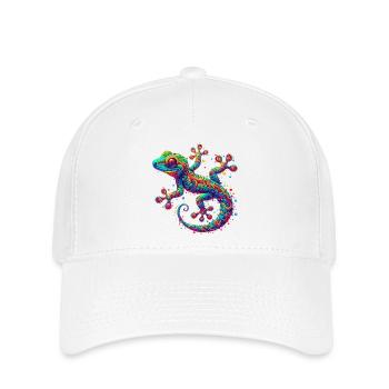 Gecko - Flexfit Cap - Weiß - Vorne
