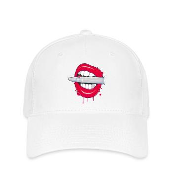 Kiss Kiss Bang Bang - Flexfit Cap - white - Front