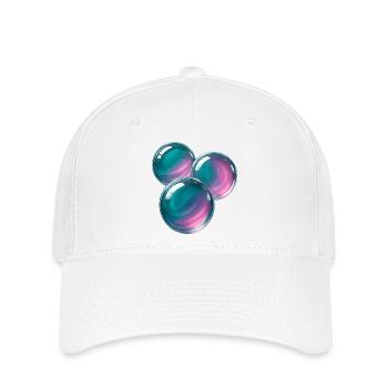 Galactic bubbles - Flexfit Cap - white - Front