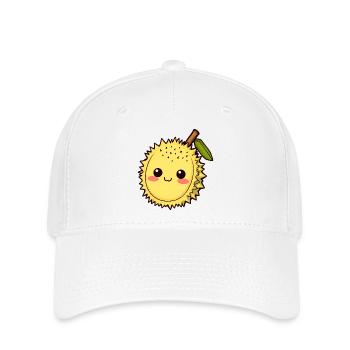 Fruit de durian Fruit puant - Casquette Flexfit - blanc - Devant