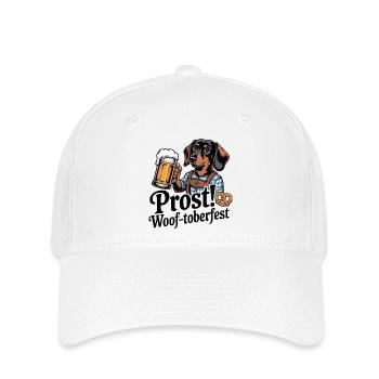 Teckel bavarois - Casquette Flexfit - blanc - Devant