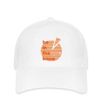 Be in the know - Flexfit Cap - white - Front