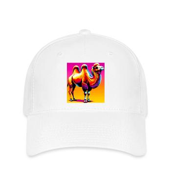 camel - Flexfit Cap - white - Front
