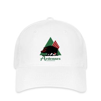 logo emblématique du département des Ardennes - Casquette Flexfit - blanc - Devant