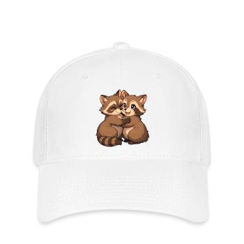 Kuschelige Streifenfreunde - Flexfit Cap - Weiß - Vorne