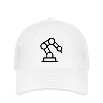 bras robotique - Casquette Flexfit - blanc - Devant