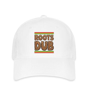 Roots Dub Holz - Flexfit Cap - Weiß - Vorne
