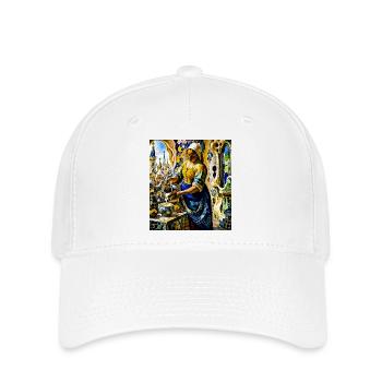 Mosaik - Flexfit Cap - Weiß - Vorne