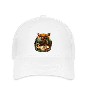 aventure - Casquette Flexfit - blanc - Devant