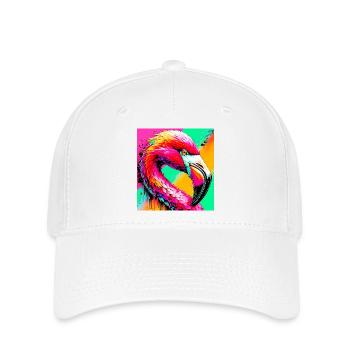Flamant - Casquette Flexfit - blanc - Devant