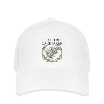 Gardien d’Olive Tree - Casquette Flexfit - blanc - Devant