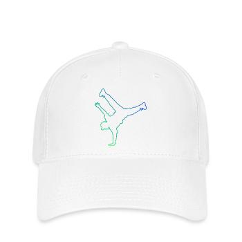 Gift idea for a breakdancer with street dance - Flexfit Cap - white - Front