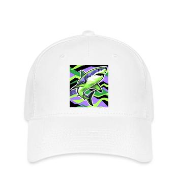 Shark - Flexfit Cap - white - Front