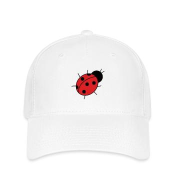 Marienkäfer - Flexfit Cap - Weiß - Vorne