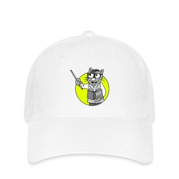 Beruf Lehrer Retro - Flexfit Cap - Weiß - Vorne