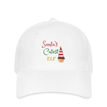 Weihnachtself - Flexfit Cap - Weiß - Vorne