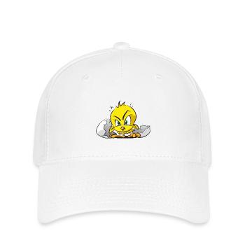 Böses Küken - Flexfit Cap - Weiß - Vorne