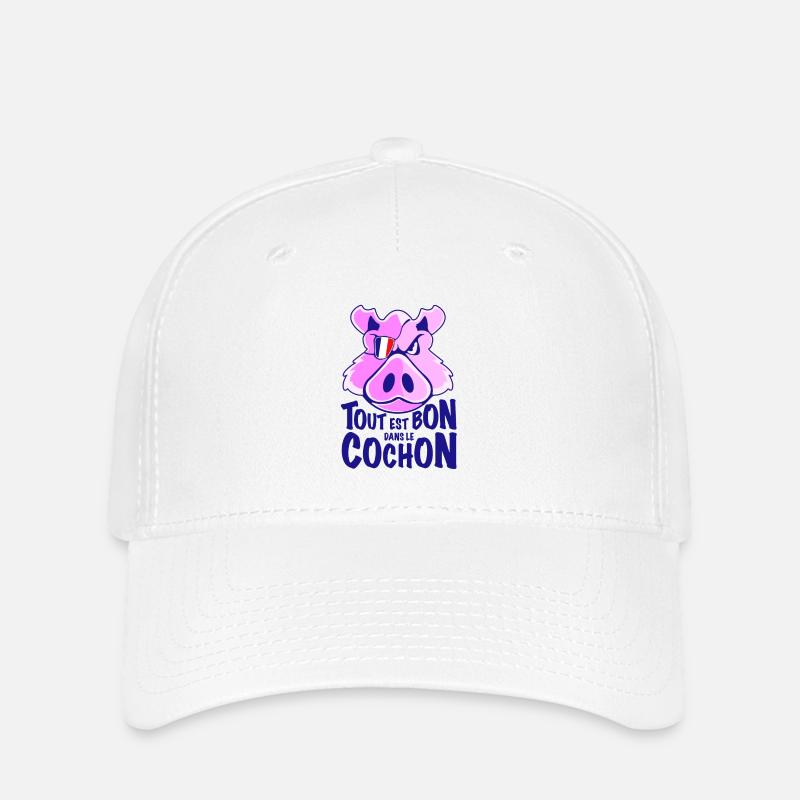 Tout est bon dans le... - Casquette Flexfit - blanc