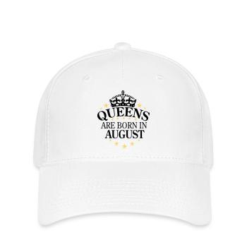 Queens août - Casquette Flexfit - blanc - Devant