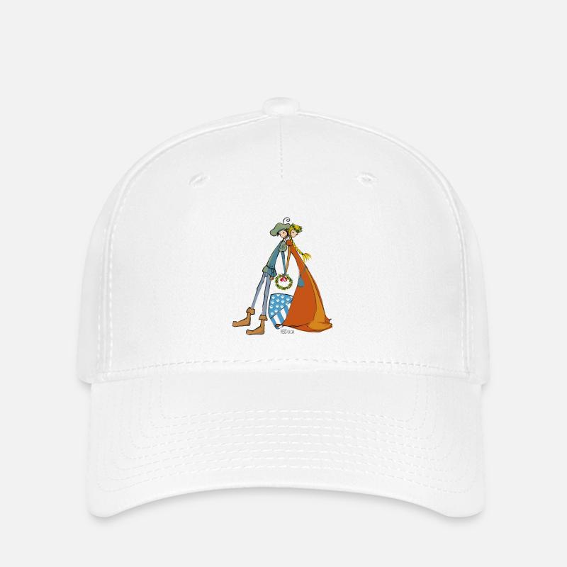 postkarte kl - Flexfit Cap - Weiß