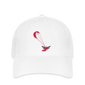 Kiteboarding Kitesurfing Kitesurf Kitesurfer Kiter - Flexfit Cap - white - Front