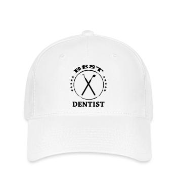 Dentiste - Casquette Flexfit - blanc - Devant