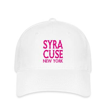 Syracuse - New York - United States of America USA - Flexfit Cap - white - Front