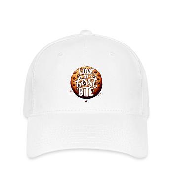 Liebe auf den ersten Bissen - Flexfit Cap - Weiß - Vorne