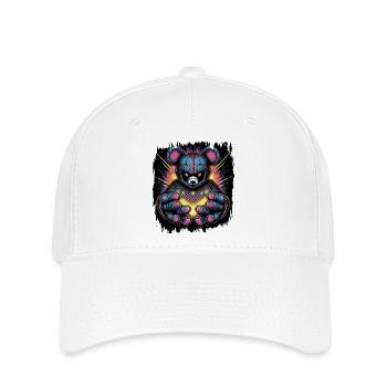 Grumbler Espèces Rares Bambou Blague Dictons Drôles - Casquette Flexfit - blanc - Devant