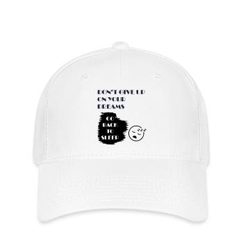 Funny Motivational t-shirt - Flexfit Cap - white - Front