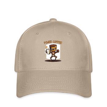 Café puissant - Casquette Flexfit - kaki - Devant