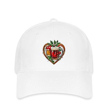 I love beer - Flexfit Cap - white - Front