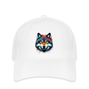 Wolf - Flexfit Cap - Weiß - Vorne