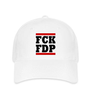 Fck fdp - Casquette Flexfit - blanc - Devant