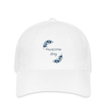 Superbe jour 3 - Casquette Flexfit - blanc - Devant