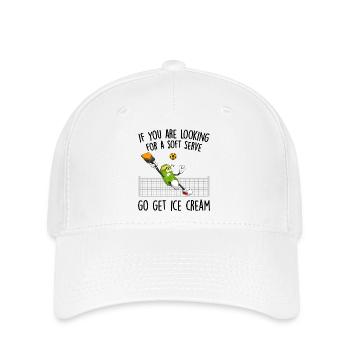 Funny Pickleball Player Paddleball Lover - Casquette Flexfit - blanc - Devant