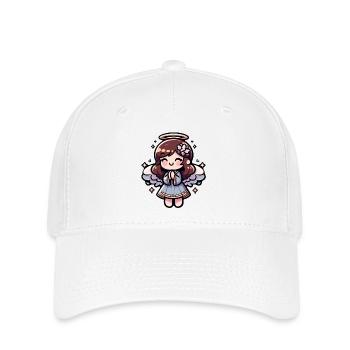 Ange Anime Chérubin - angélique, kawaii - Casquette Flexfit - blanc - Devant